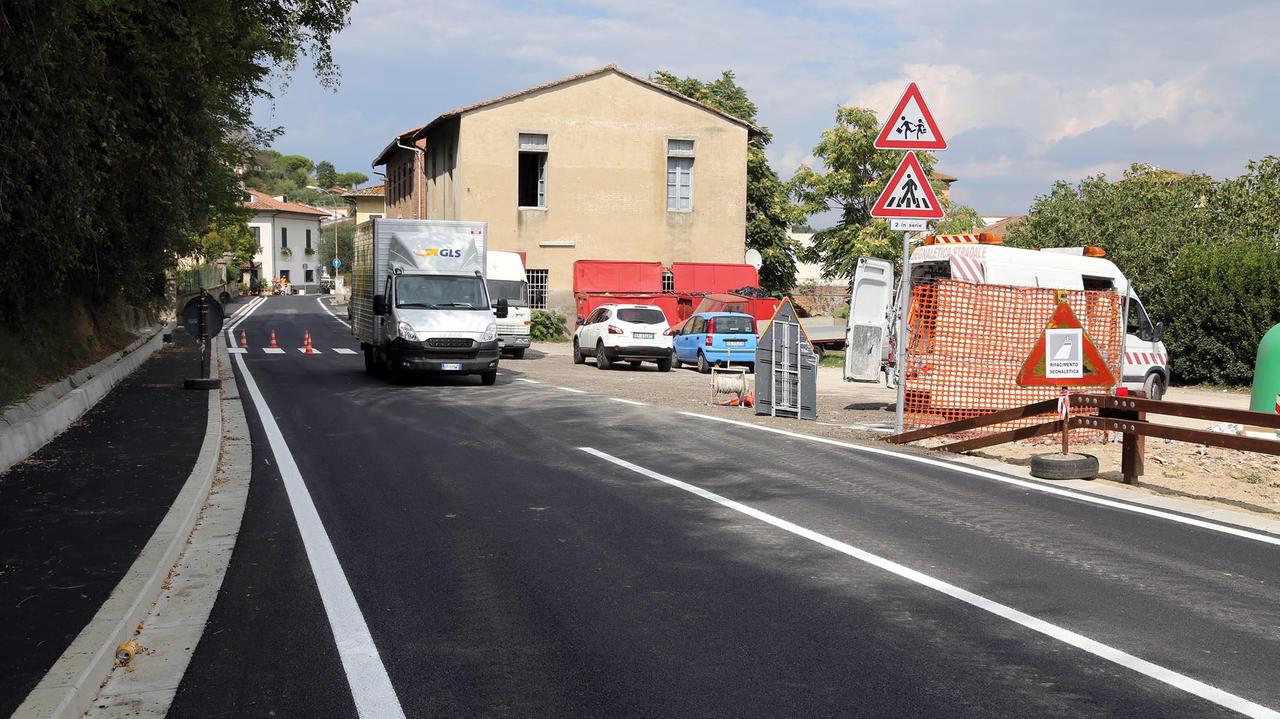 Via Palagina a Fucecchio (foto d'archivio)