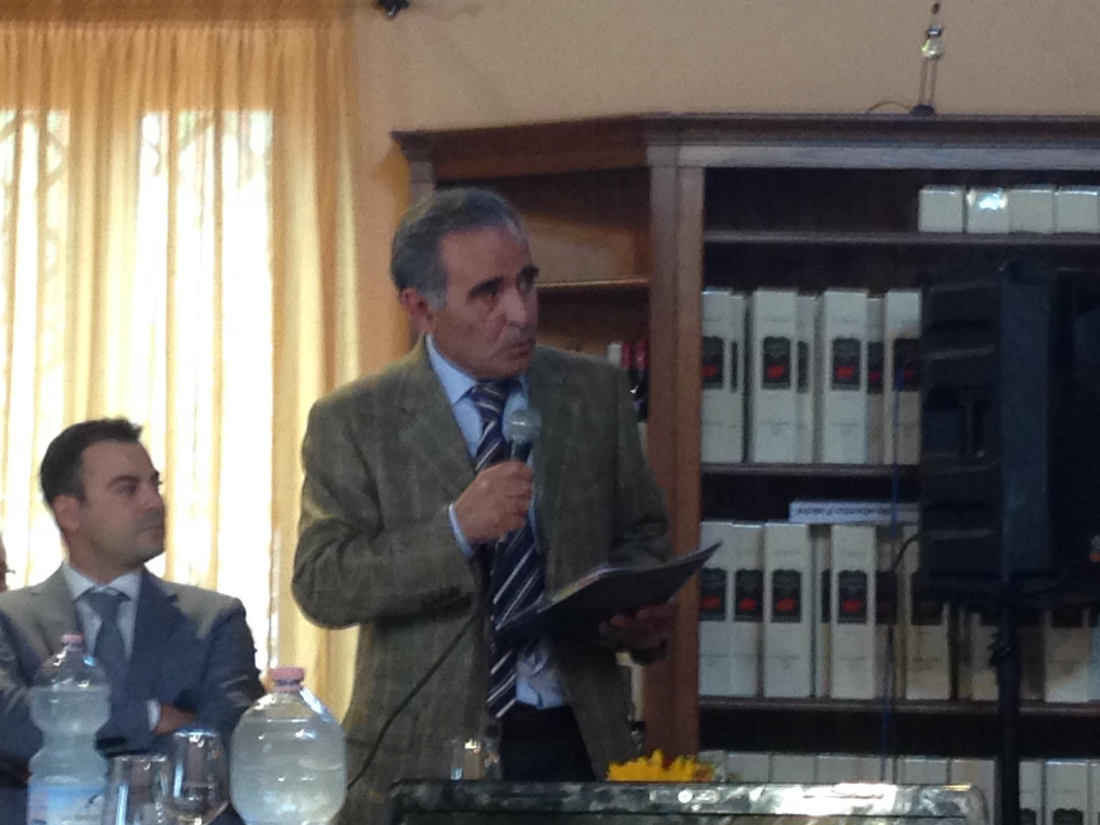 Un momento del convegno per i 65 anni della Cantina sociale