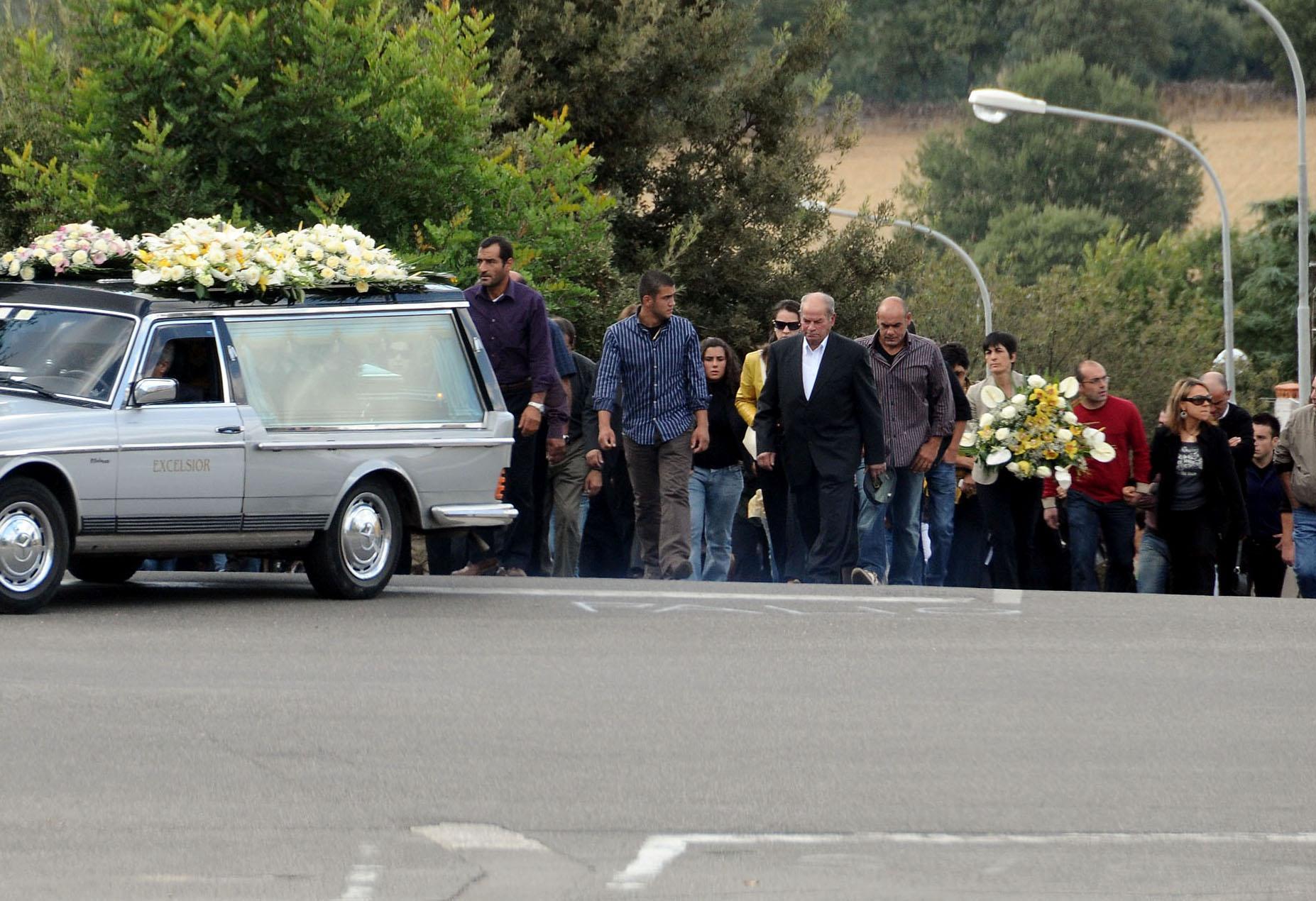 I funerali di Danilo Sella a Mamoiada
