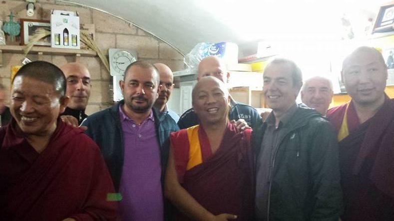 Il Mandala nel Temo: Bosa saluta i buddisti