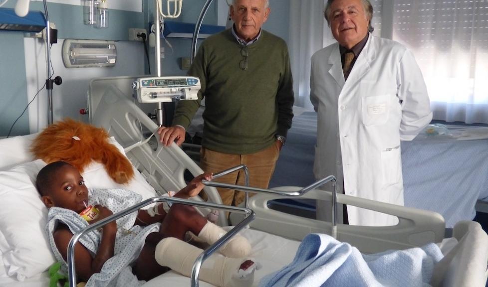 Dallo Zambia a Modena per riuscire a camminare 