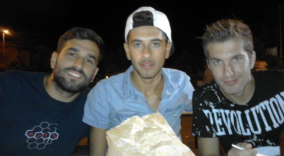 I tre fratelli usciti illesi dall'incidente