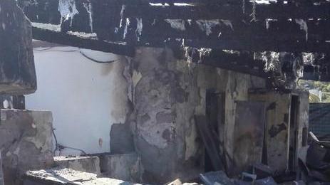 I resti del bar Le Quattro More a Turas