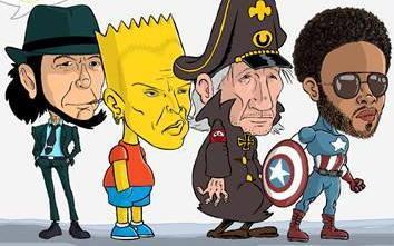 Omaggio al festival dei big del Summer in versione fumetto