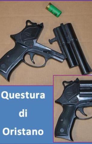 L'arma recuperata dalla polizia