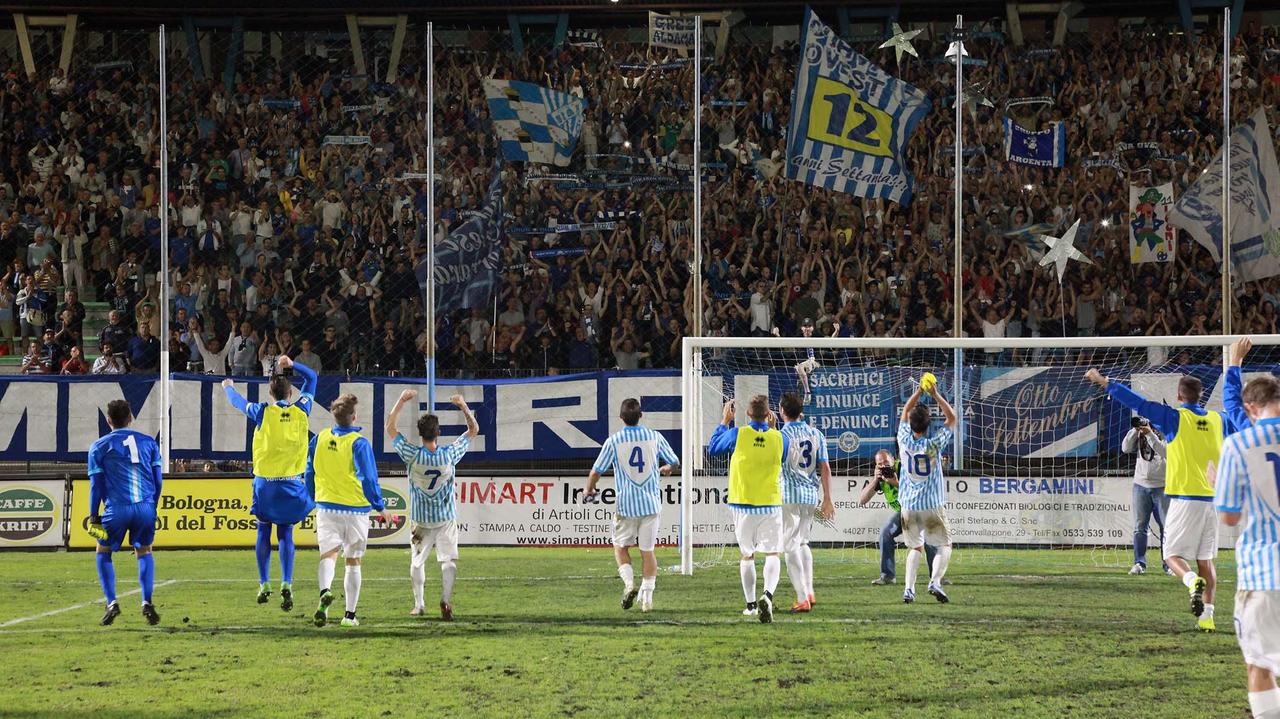 Una partita della Spal