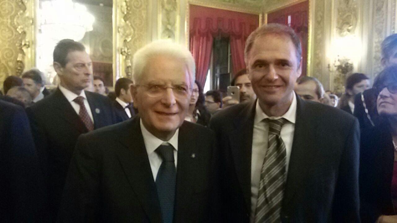 L'incontro al Quirinale tra Nannipieri e Mattarella