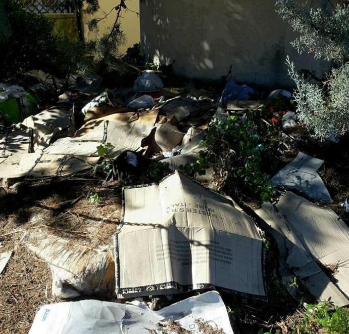 Un accampamento alla stazione 