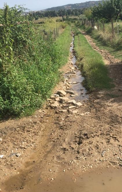 Spreco d’acqua a Monte Longu 