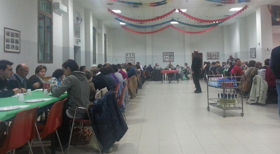 Circolo anziani, in 250 si trovano a cena