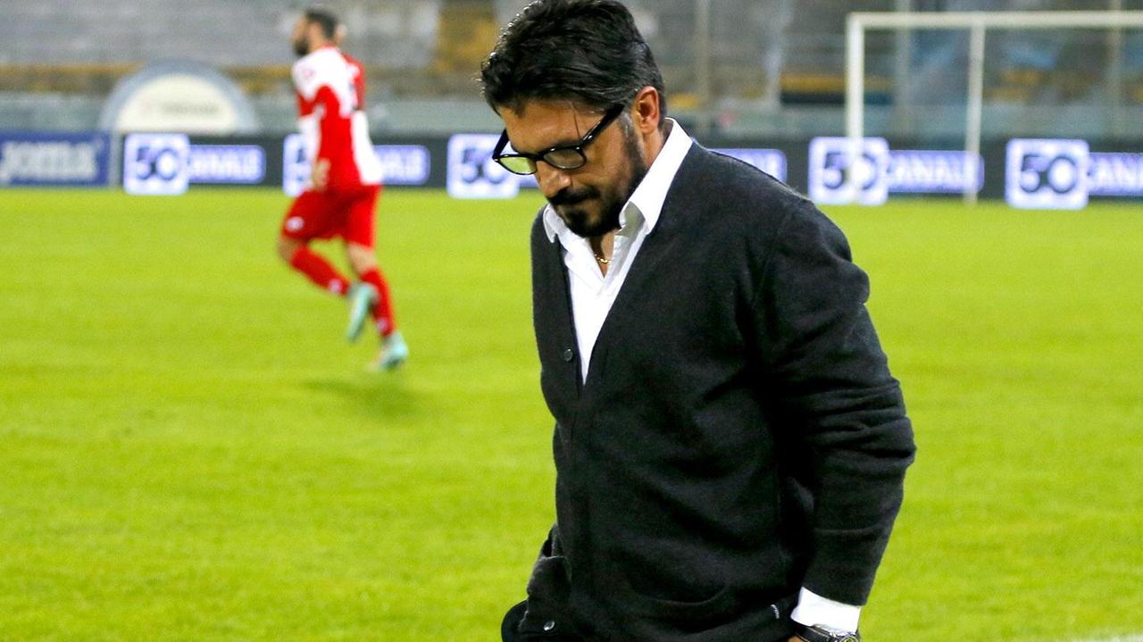 Il tecnico nerazzurro Rino Gattuso
