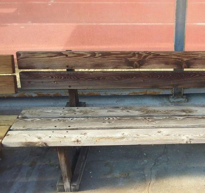 panchine ancora in legno