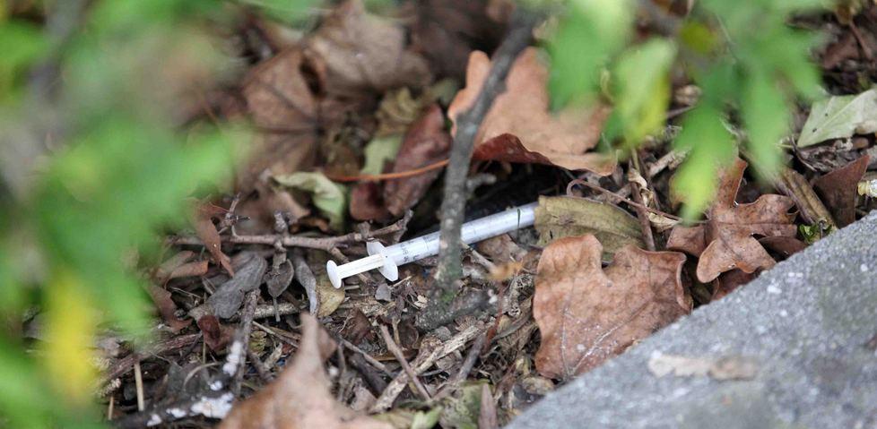 Siringhe, in città più di cento zone a rischio 