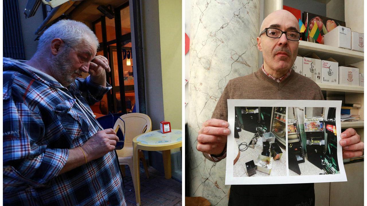 Da sinistra Vieri Nardini e Sauro Pettinari (Foto Agenzia Carlo Sestini)