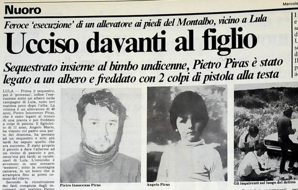 Nel 1986 l’esecuzione del padre 