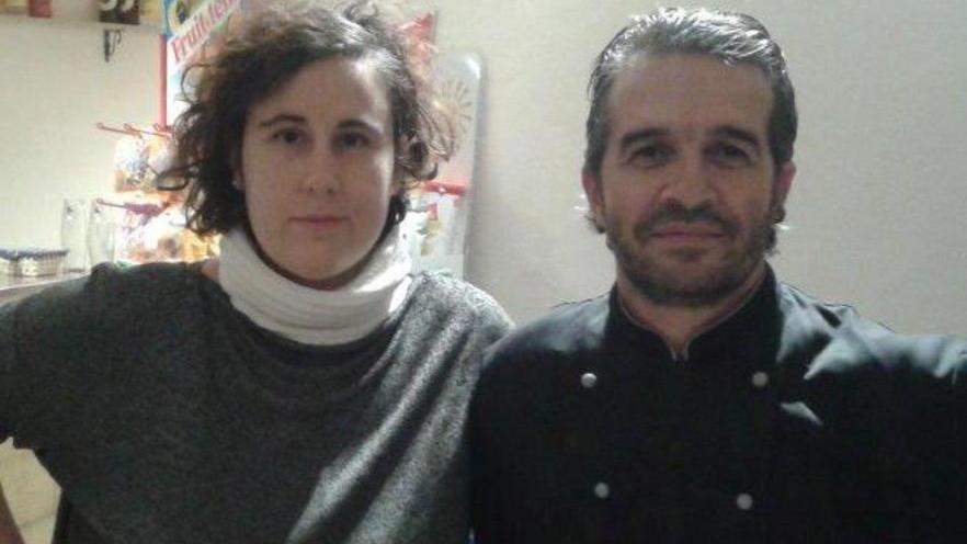 Federica Frasconi e Riccardo Bertone, nuovi gestori della pizzeria "Amici di Piteglio"