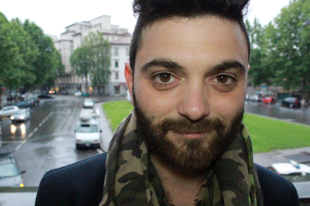 Francesco Guasti nel 2013 nella redazione del Tirreno