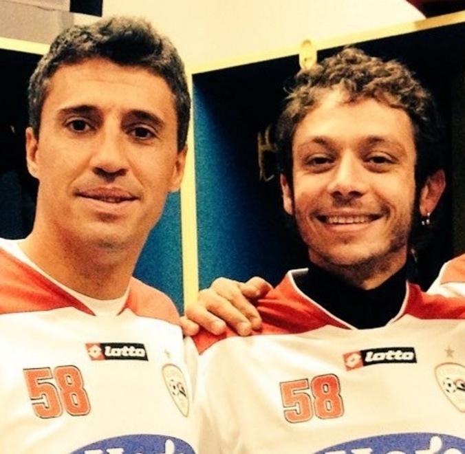 Anche Crespo al fianco di Valentino