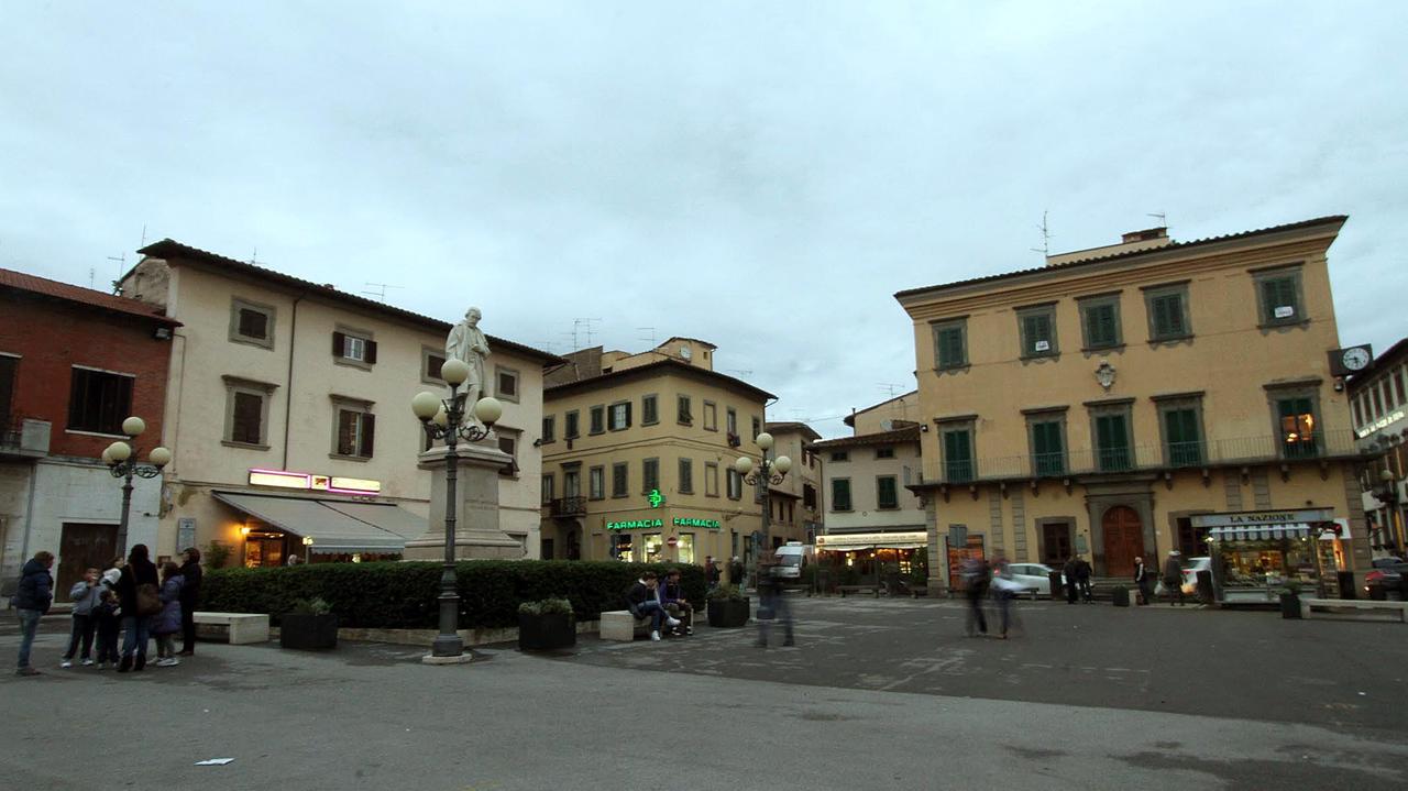 Piazza Montanelli a Fucecchio