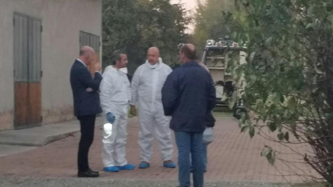 Gli inquirenti a Renazzo
