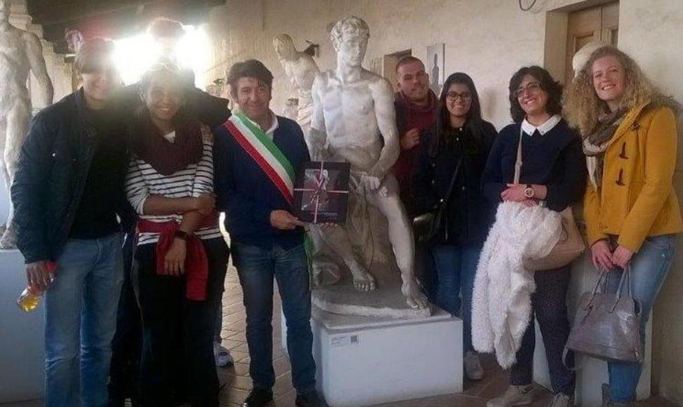 Delegazione belga al Museo dei Bozzetti