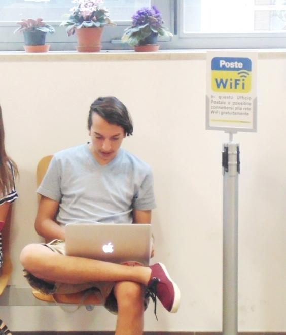 Wi-fi gratuito nell’ufficio postale 