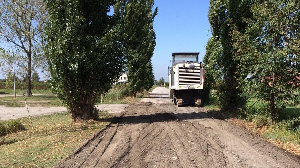 Finita l’asfaltatura di Strada Valle
