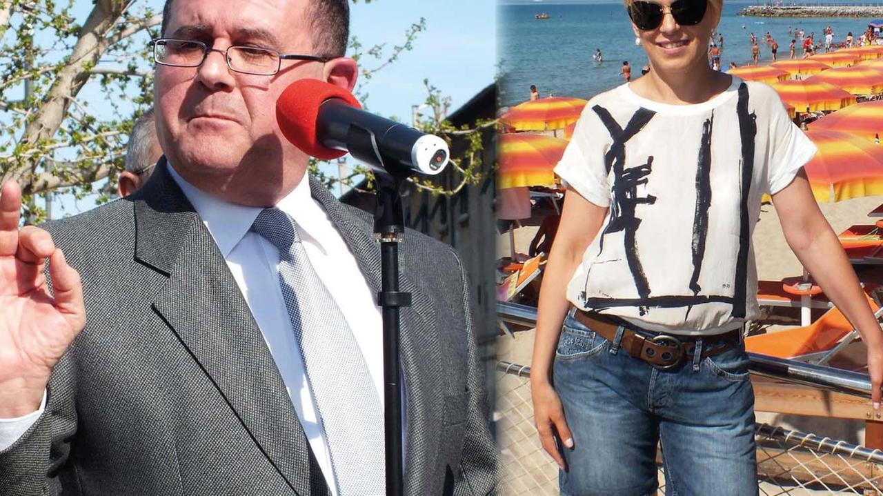 Il sindaco Giuliani e la moglie