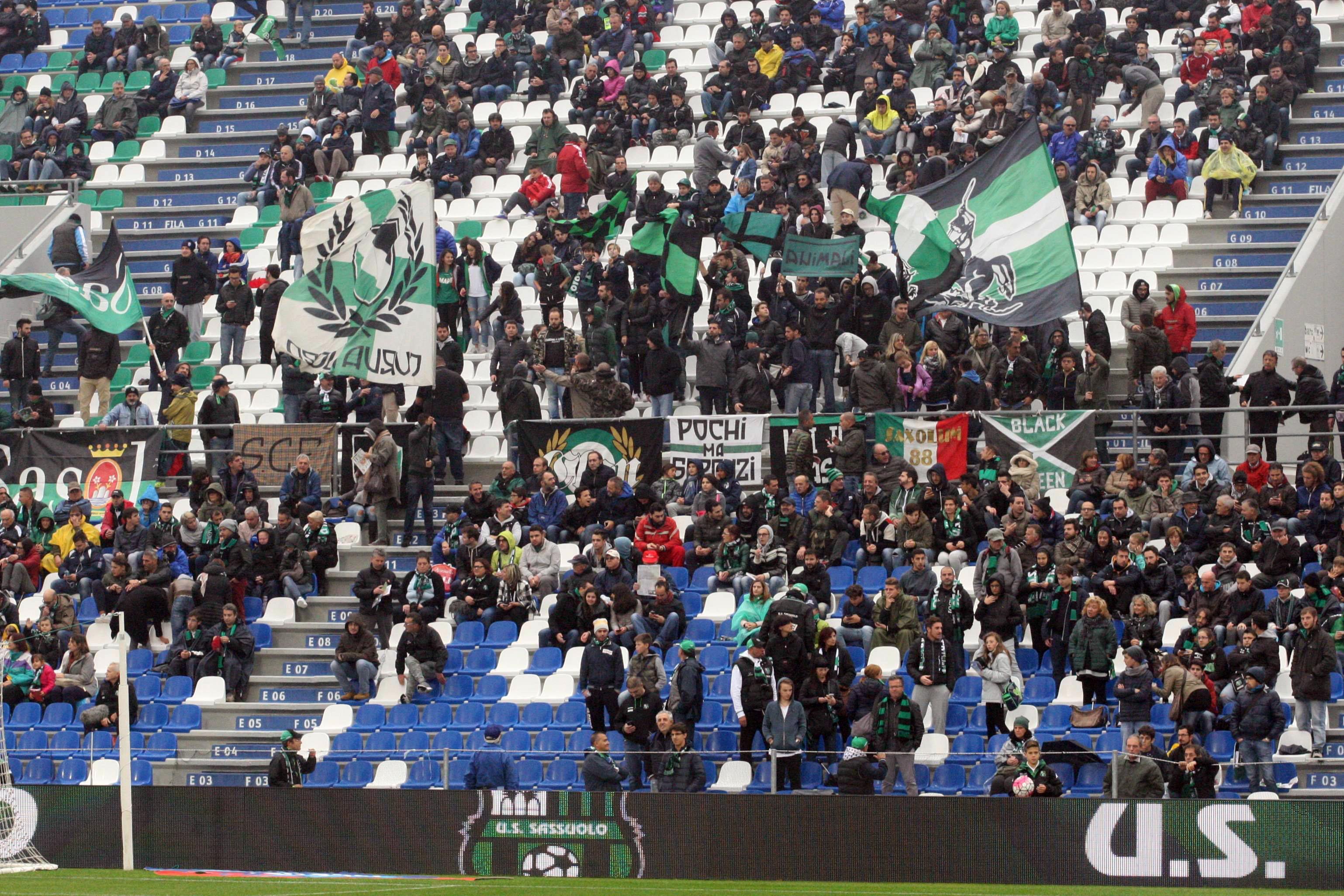 tifosi al mapei stadium