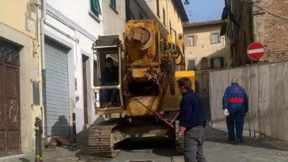Otto mesi di lavori e disagi nel centro alto di Fucecchio