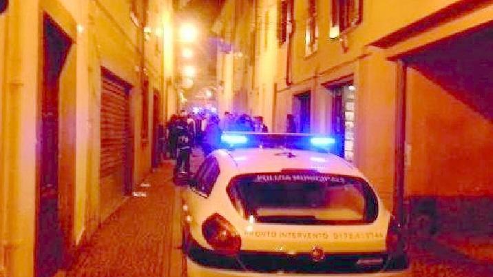 Un intervento della polizia municipale a Sassari