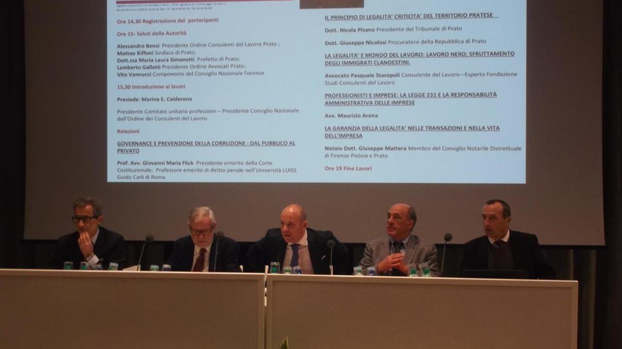 Il convegno Legalità e Corruzione