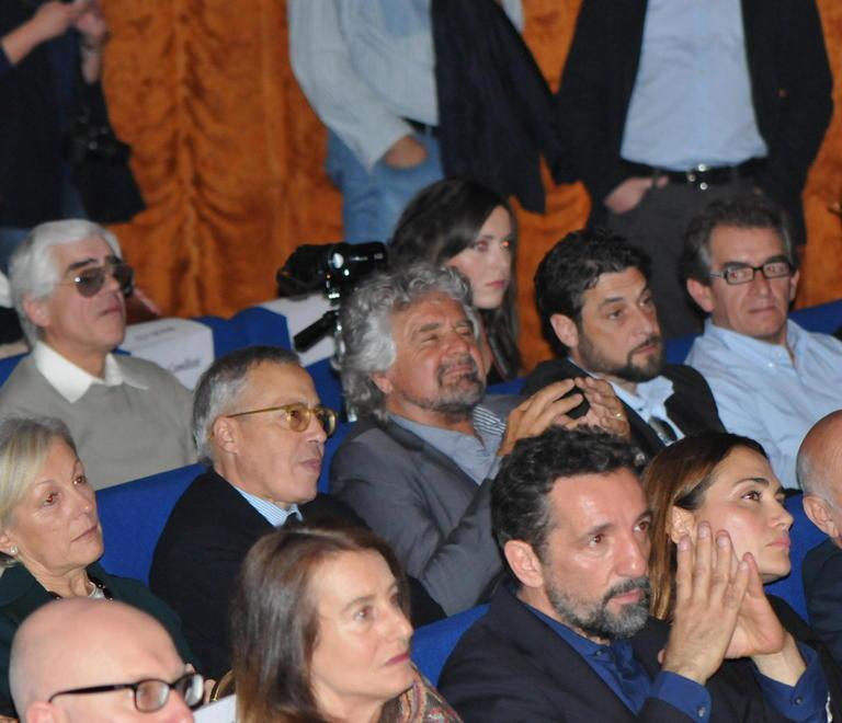 Blitz di Grillo a Fucecchio «Qui anche per Montanelli» 