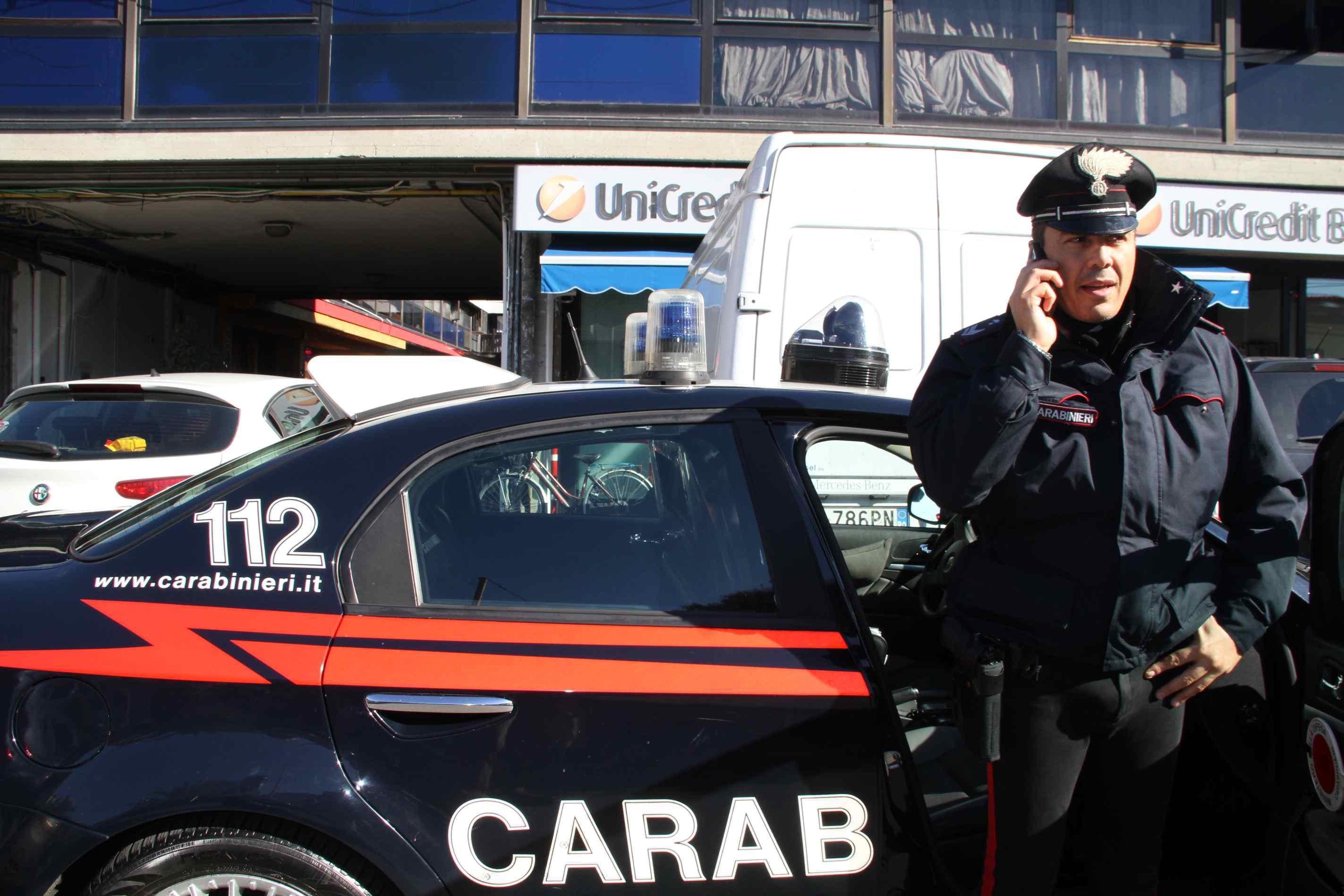 Un'operazione di controllo dei carabinieri (foto d'archivio)