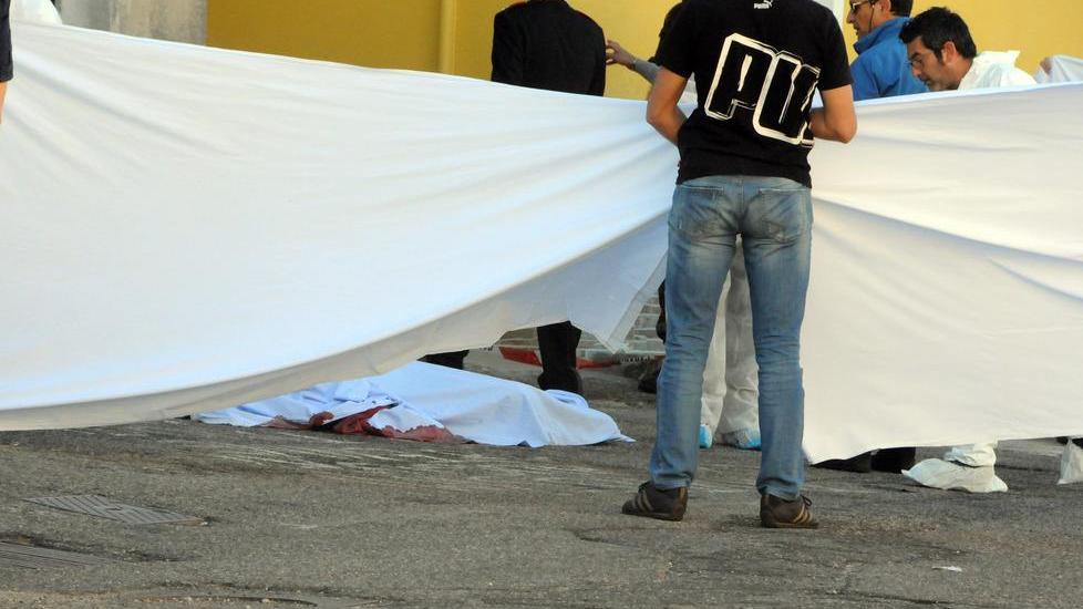 Il luogo dell'omicidio di Gianluca Monni