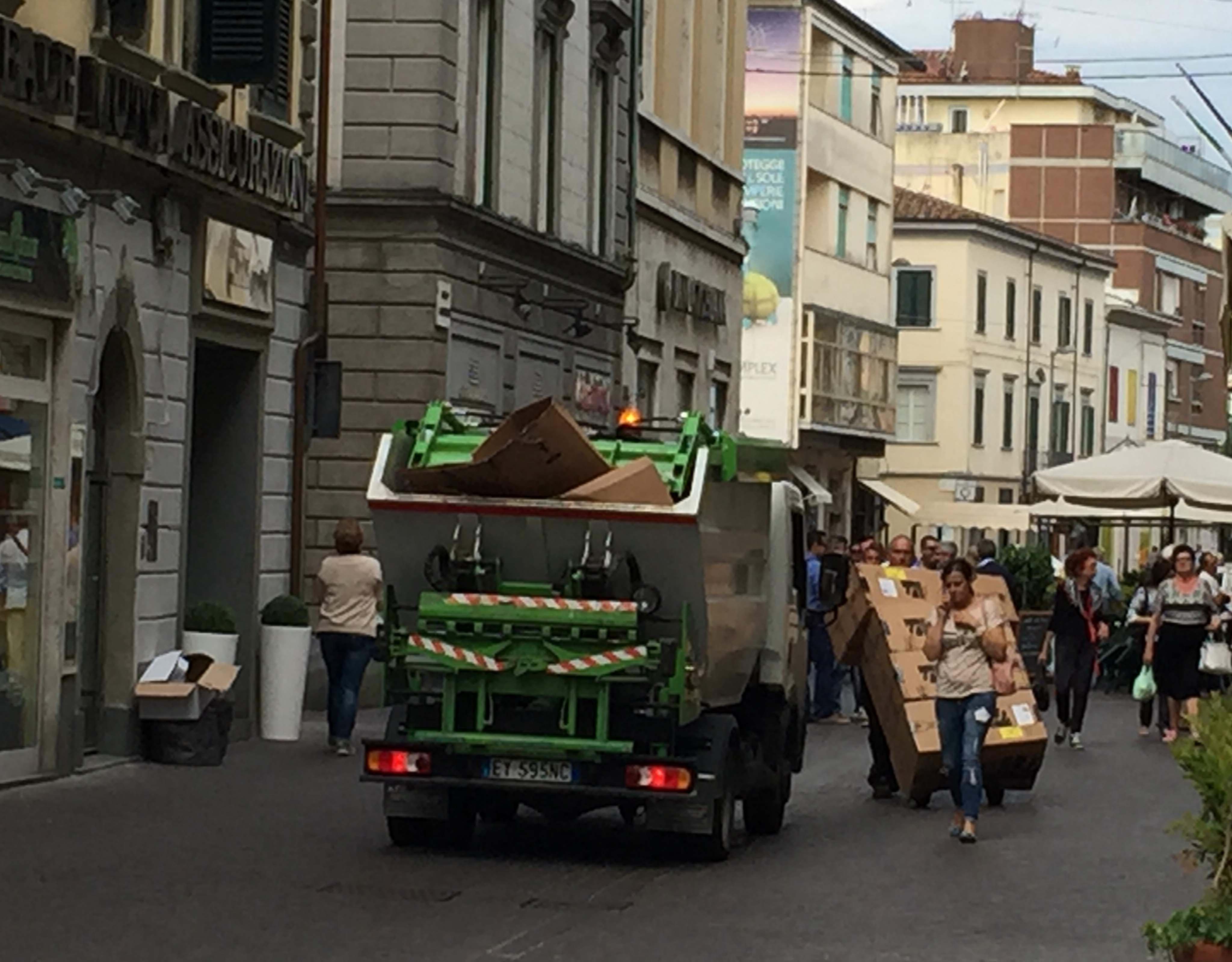 Porta a porta: migliora la situazione in centro
