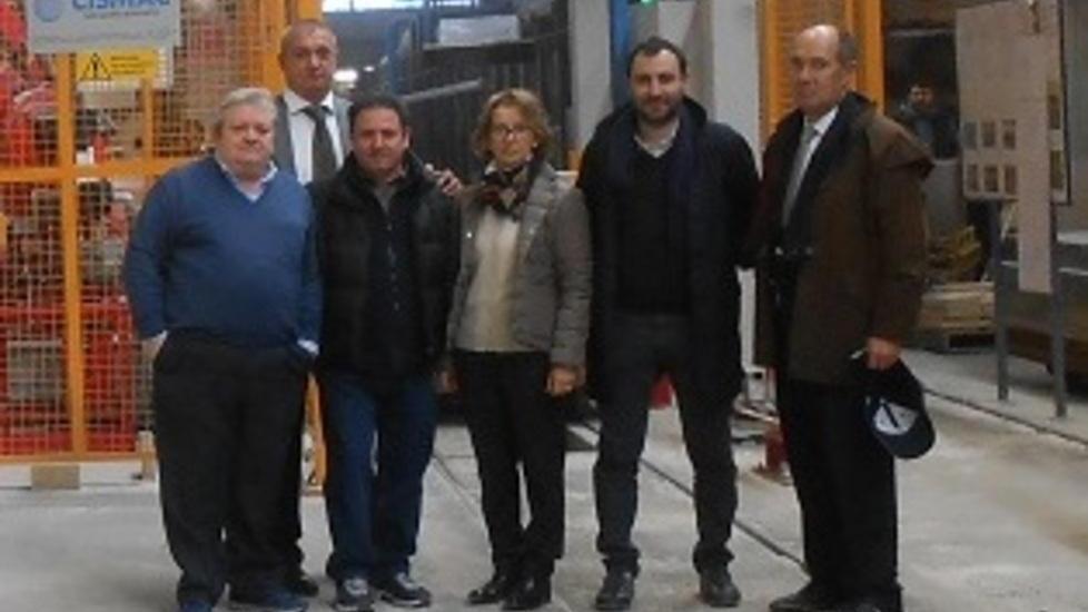 Il sindaco Bergamini in visita nelle aziende