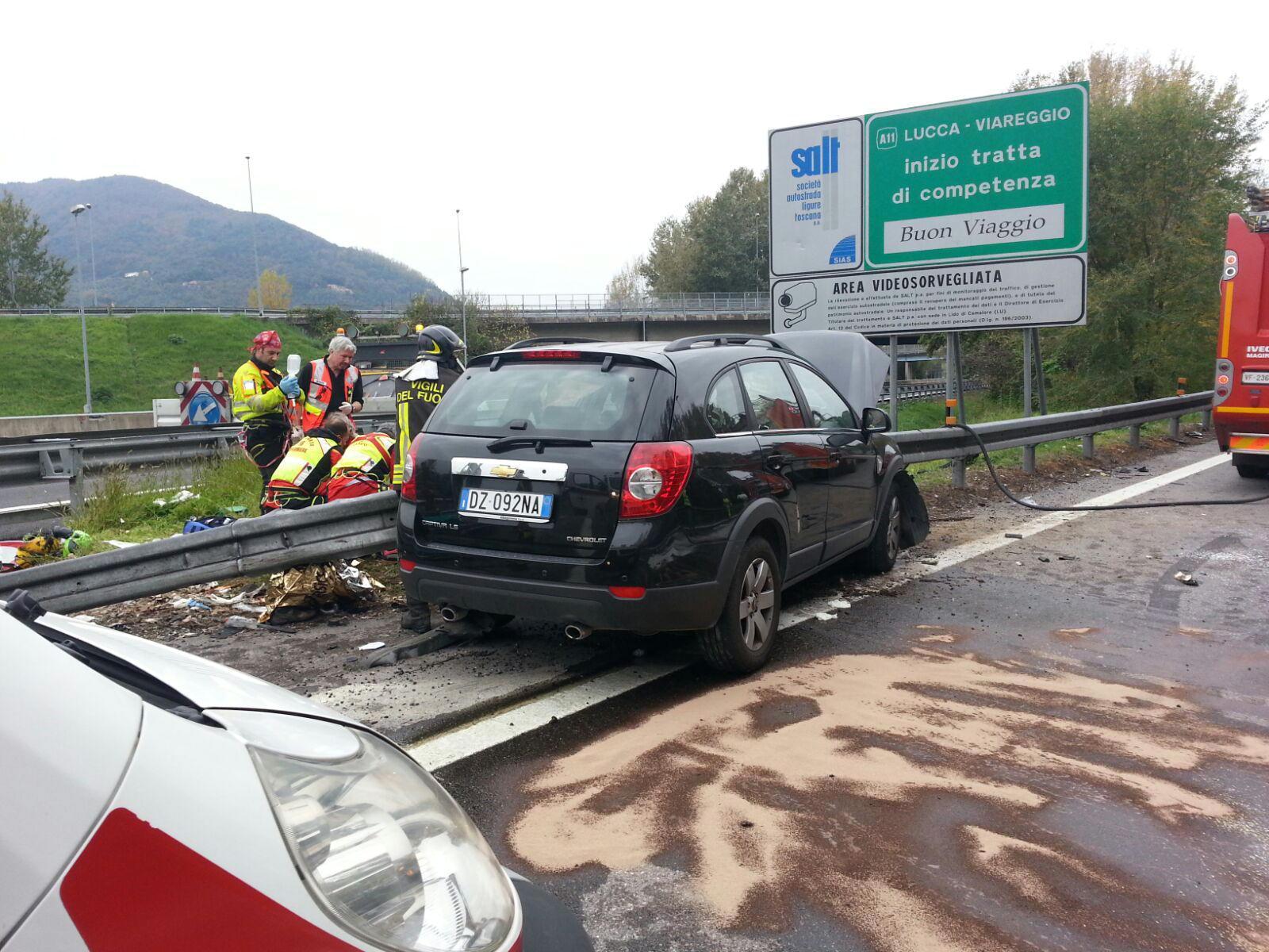 L'incidente in autostrada