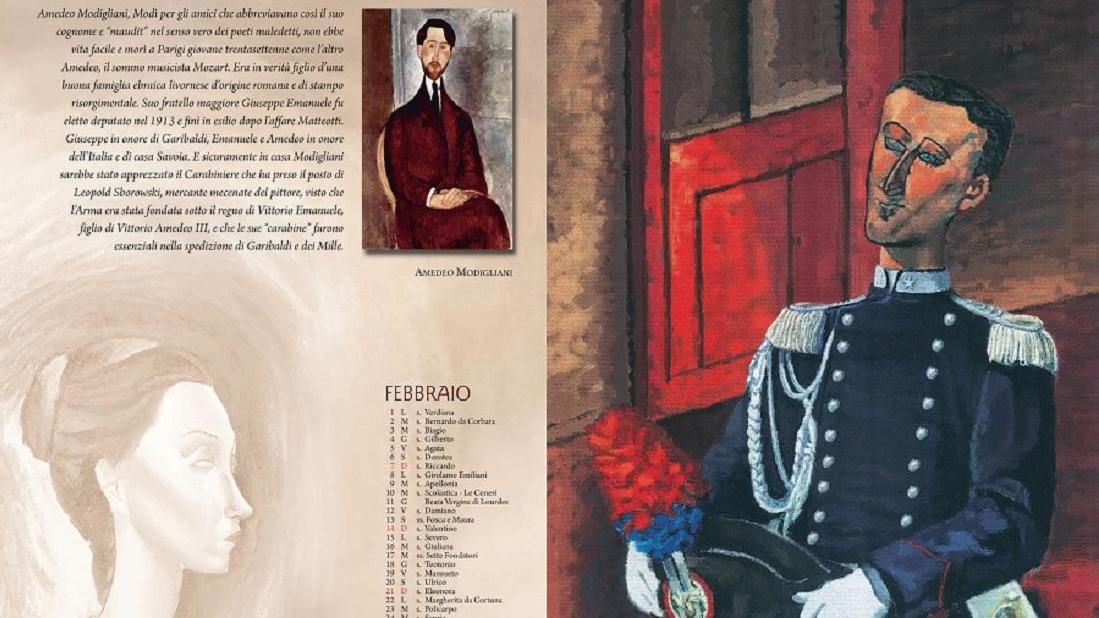 La tavola dedicata a Modigliani