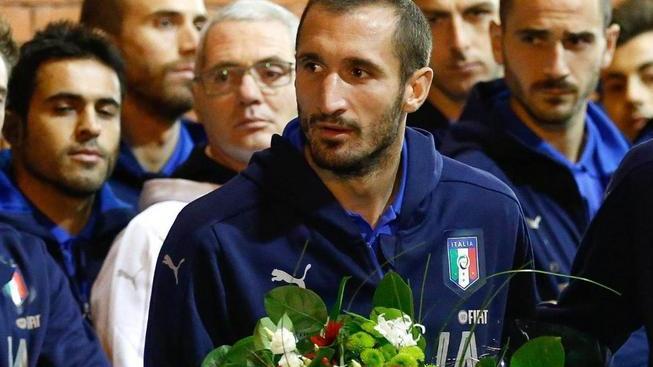 L’omaggio azzurro alle vittime dell’Heysel