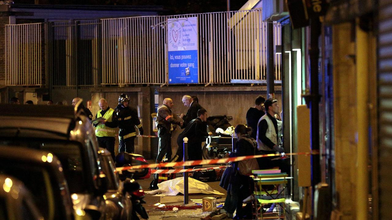 Un'immagine dell'attacco terroristico a Parigi