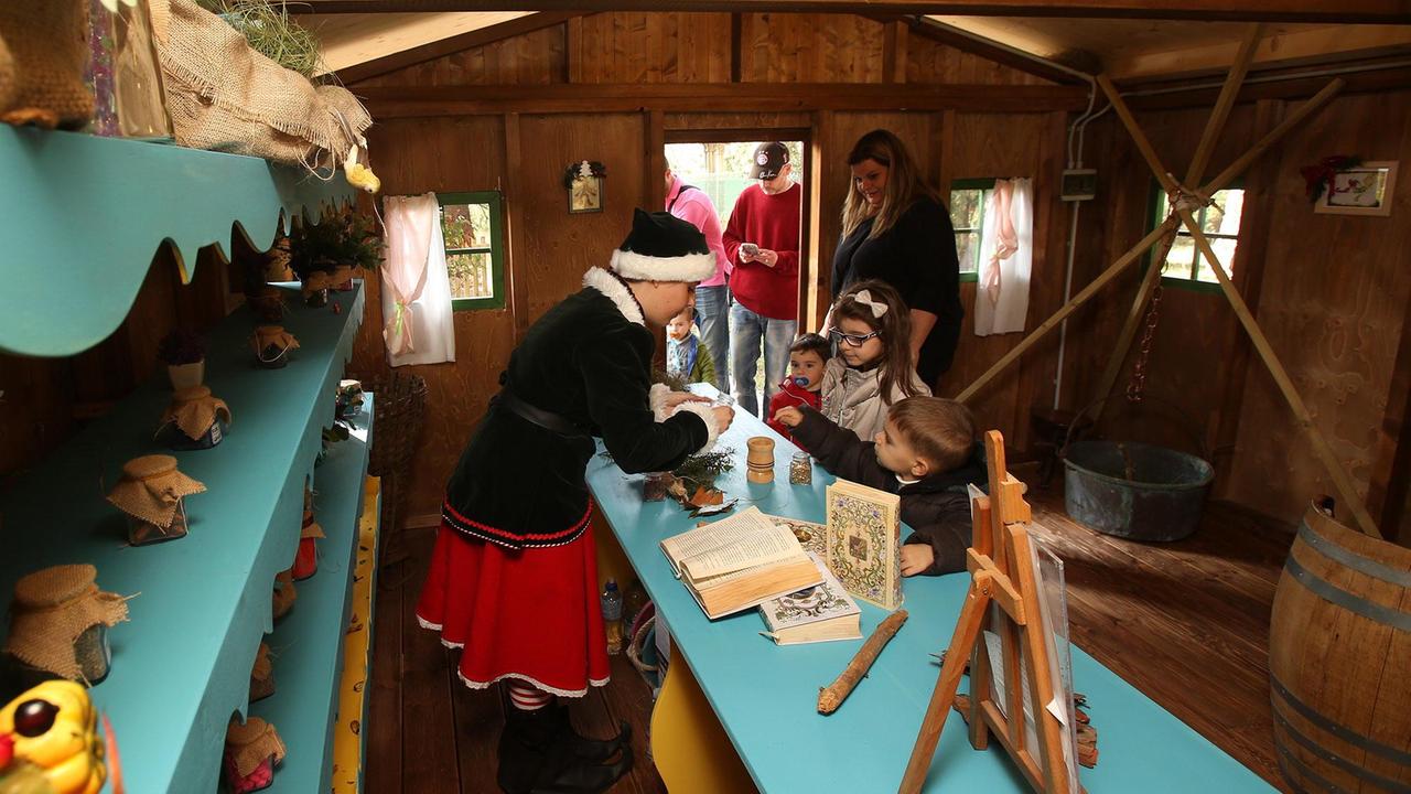 Il laboratorio dell'alchimista alla Casa degli Elfi (foto Nucci)