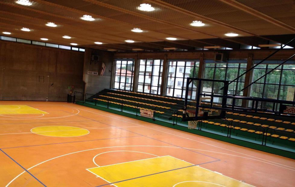 Il campo da gioco del palazzetto "Balestri" rinnovato