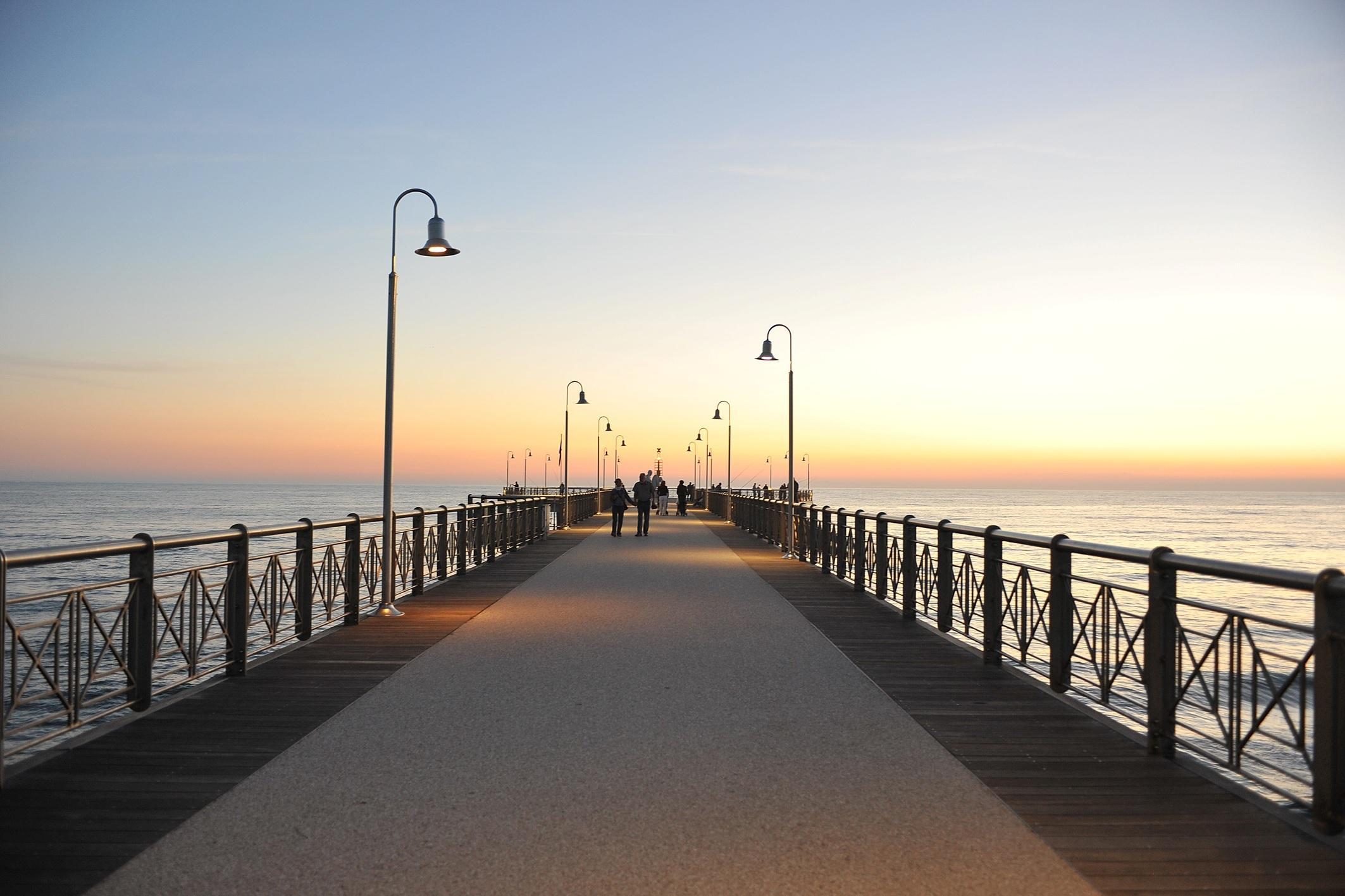 Il pontile di Marina di Pietrasanta