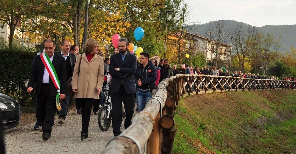 Ciclabile, inaugurato il primo tratto di pista