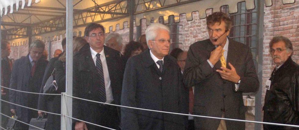 Mattarella: «Quadri tutti straordinari»
