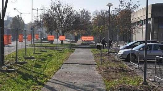 Lavori per la pista ciclabile