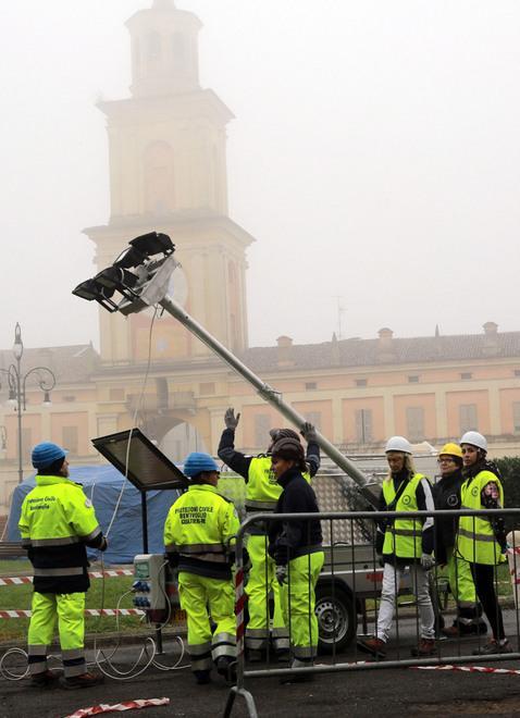 La protezione civile ritorna in piazza a un anno dalla piena 