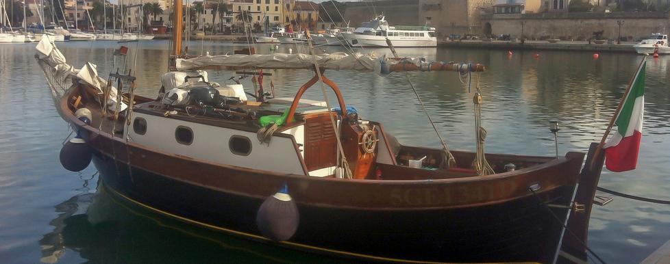 La Tartana Salina in rotta verso Capo Verde fa tappa ad Alghero 