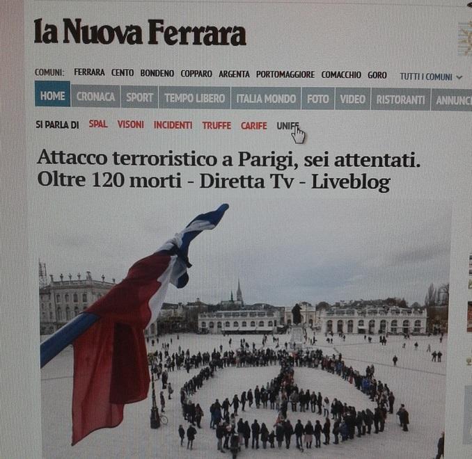 Diretta e live blog sul sito web de la Nuova Ferrara
